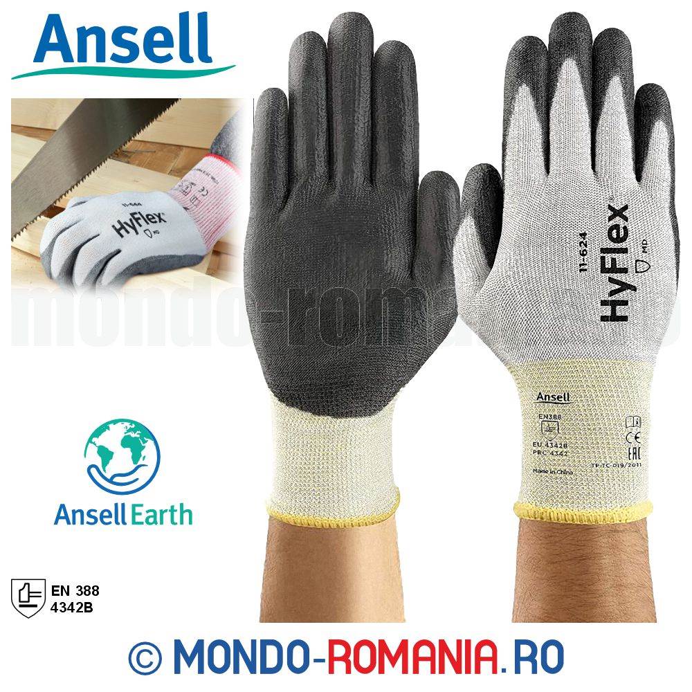 Manusi antitaiere ANSELL HyFlex 11-644